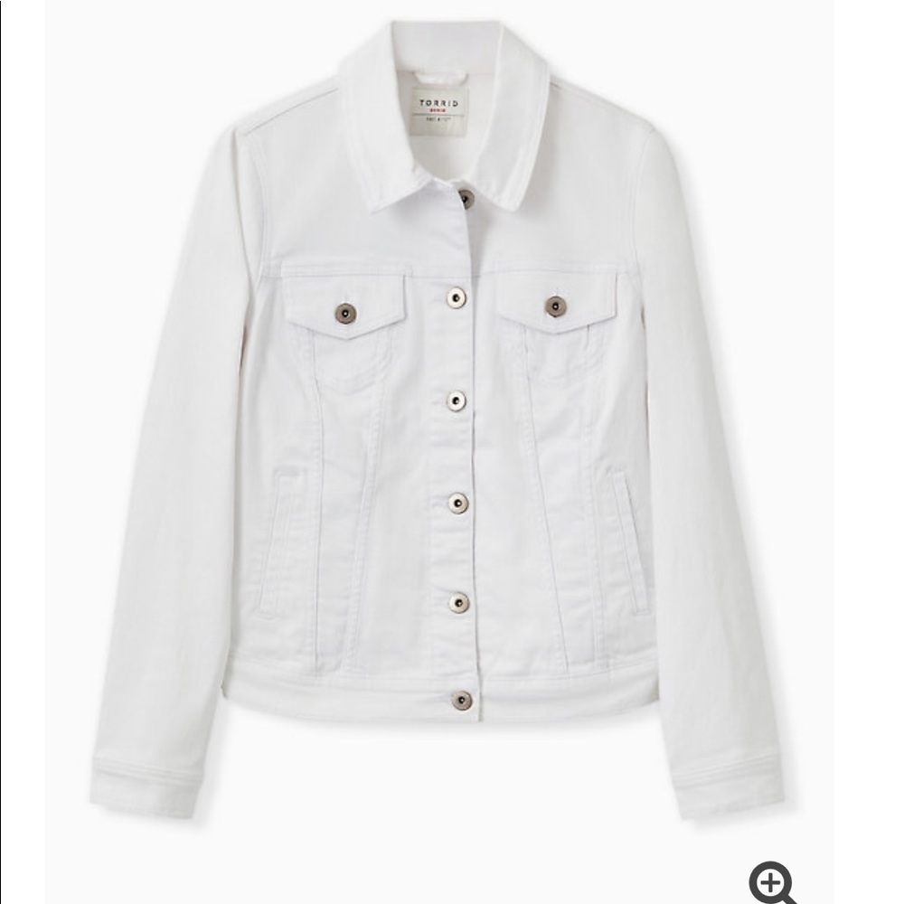 DENIM JACKET - WHITE